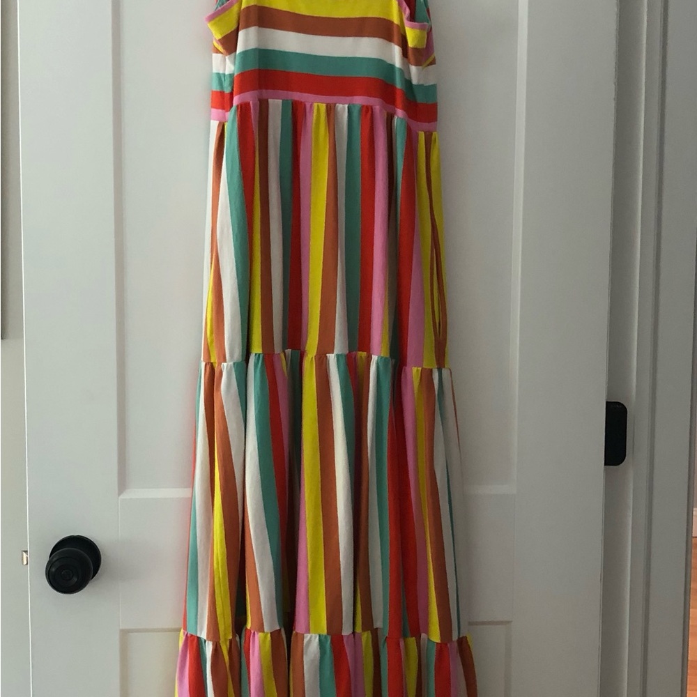 j crew stripe maxi dress ❤️ - Picture 3 of 5